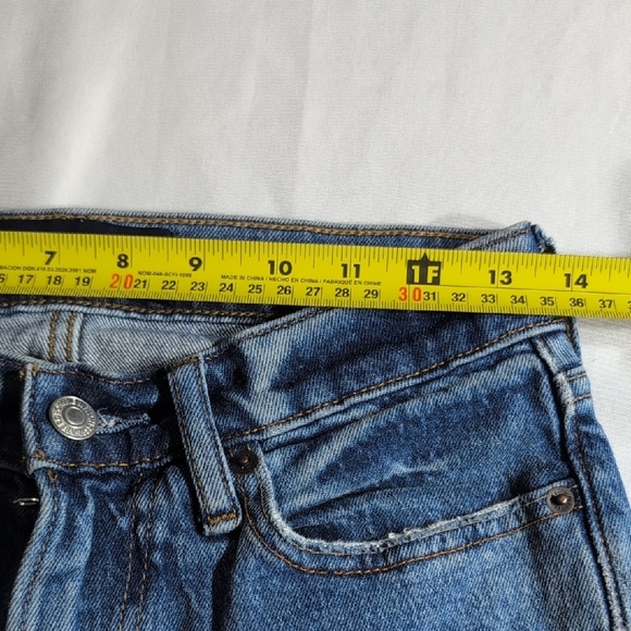 Abercrombie & Fitch Blue Straight Leg Jeans - Picture 7 of 11